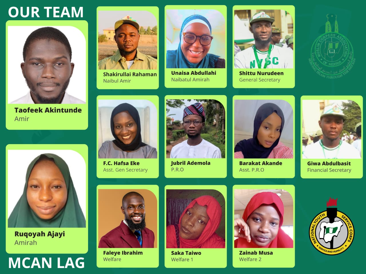 MCAN Lagos State Executive Council 2025